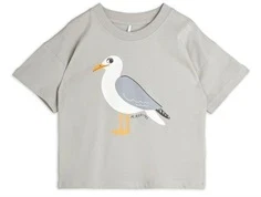 Mini Rodini grey seagull t-shirt